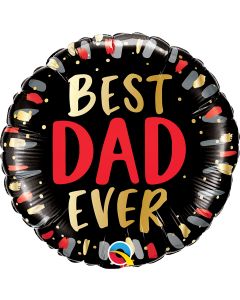 18 INCH FOIL BEST DAD EVER 1CTP-QUA-98428
