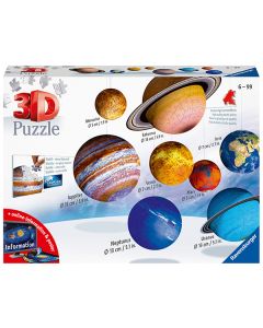 RAVENSBURGER 522PC PUZZLE BALL PLANET SYSTEM-RVG-11668