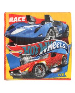 HOT WHEELS-TWO-PLY PAPR NAPKIN 33X33CM 20CT-LCY-82318