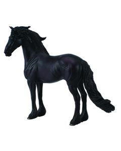 COLLECTA HORSES XL FRIESIAN STALLION-COL-88439