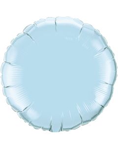 18 INCH FOIL  PEARL LT BLUE PLAIN 1CTL-QUA-63745