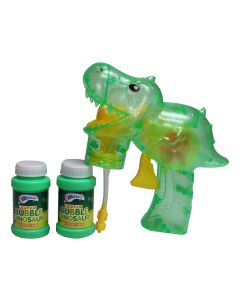 BUBBLETASTIC-DINO LIGHT UP BUBBLE GUN-RMS-R03-0785