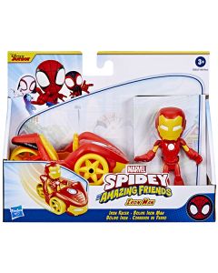 SPIDEY AND FRIENDS-VEHICLE AND FIGURE IRON MAN-HAS-F3992