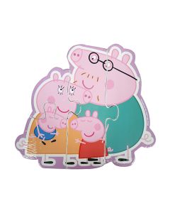 PEPPA PIG WOODEN SHAPED PUZZLE 3 ASST-RMS-85-0032