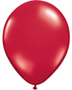 11 INCH LATEX JEWEL RUBY RED 100CTP-QUA-43792