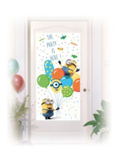MINIONS BALLOONS PARTY DOOR BANNER 1CT-PRO-88182