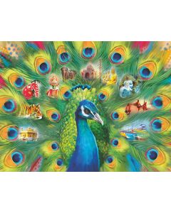 RAVENSBURGER 2000PC PUZZLES LAND OF THE PEACOCK-RVG-16567