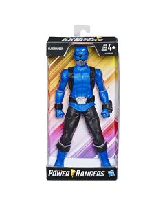 POWER RANGERS-24CM FIGURE BLUE BLACK RANGER-HAS-E6206