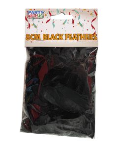 8CM BLACK FEATHERS 20G-BOR-82683
