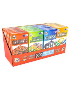 GAMES HUB 2IN1 CHECKERS/CHESS/LUDO/SNAKES&LADDERS-RMS-R05-1236