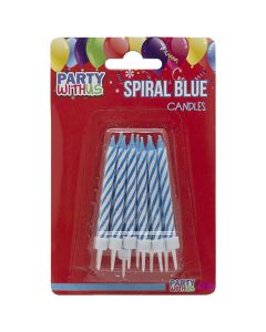 CANDLES PWU BIRTHDAY BLUE 12CT-LUC-N021C