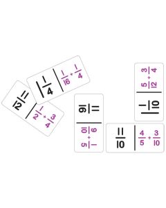 TFC-DOMINOES FRACTION ADDITION 28P-TFC-11502