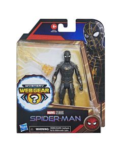 SPIDERMAN-3 MOVIE 15CM FIGURE BLACK AND GOLD-HAS-F1913
