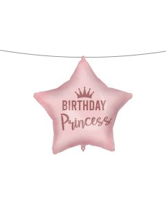 18 INCH AIR-HELIUM FOIL BDAY PRINCESS PINK 1CTP-PRO-92419