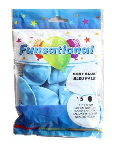 FS 12 INCH LATEX STANDARD COLOUR BABY BLUE 15CTP-QUA-70925