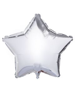 18 INCH AIR-HELIUM FOIL SILVER HEART 1CTP-PRO-92452