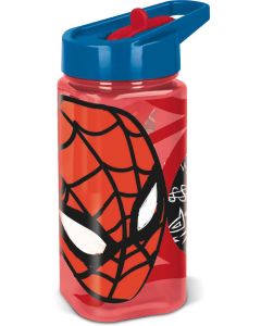 SPIDERMAN URBAN WEB SQUARE WATER BOTTLE 530ML-STO-82282