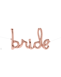 33 IN FOIL BRIDE SCRIPT ROSE GOLD AIR FILLED 1CTP-QUA-59792