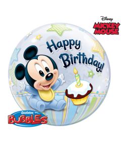 22 INCH SINGLE BUBBLE MIC 1ST BDAY 1CTP-QUA-12864