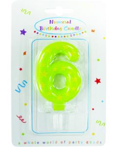 CANDLES BIRTHDAY NUMBER 6 1CTP-PRO-89169