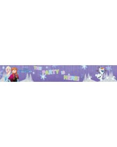 FROZEN SNOWFLAKES THE PARTY IS HERE FOIL BANER 1CT-PRO-87906