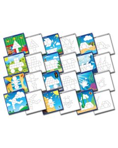 TFC-PATTERN BLOCK ACTIVITY CARDS 12P-TFC-10043