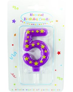CANDLES BIRTHDAY NUMBER 5 1CTP-PRO-89168