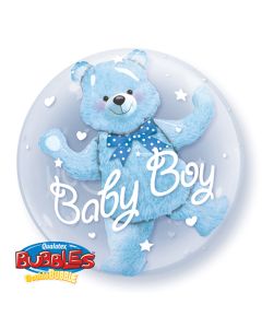 24 INCH DOUBLE BUBBLE ROUND BABY BL BEAR 1CTP-QUA-29486