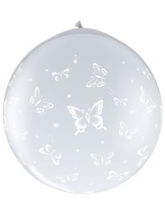 3 FT LATEX RND BUTTERFLIES A DIAMOND 2CTP-QUA-28149