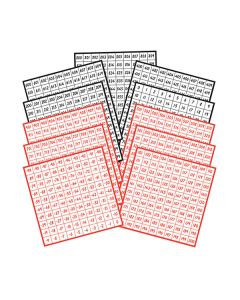 TFC-NUMBER GRIDS -100 TO 1000 11P-TFC-11618