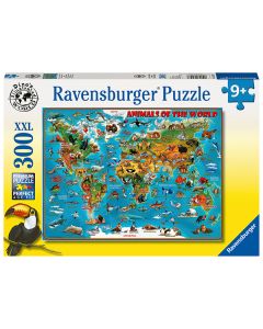 RAVENSBURGER 300PC PUZZLE WORLD OF ANIMALS-RVG-13257