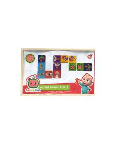 COCOMELON WOODEN DOMINOE GAME-RMS-96-0002