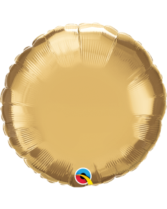 18 INCH FOIL RND CHROME GOLD 1CTP-QUA-89998