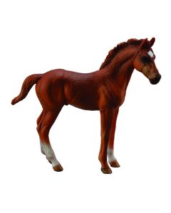COLLECTA MED THOROUGHBRED CHESTNUT FOAL STANDING-COL-88671