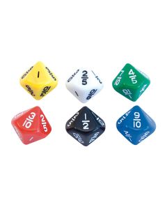 TFC-DICE FRACTIONS 10THS EQUIVALENCE 1P-TFC-11512