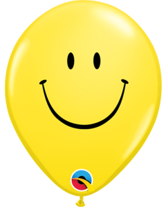 5 INCH LATEX SMILE FACE 100CTP-QUA-39270