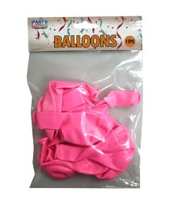 12 INCH LATEX STANDARD BRIGHT PINK 12CTP-LCY-83844