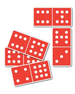 TFC-DOMINOES 9 X 9 DOTS 55P-TFC-11623