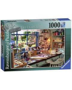RAVENSBURGER 1000PC PUZZLE THE CRAFT SHED-RVG-19590