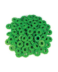 TFC-PLACE VALUE ABACUS BEADS - GREEN 100P-TFC-11861