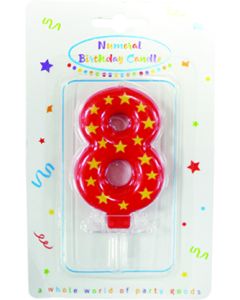 CANDLES BIRTHDAY NUMBER 8 1CTP-PRO-89171