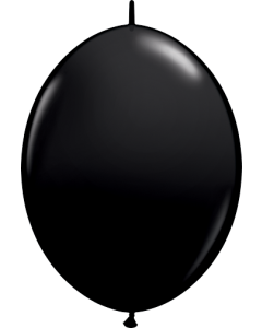 12 INCH LATEX QUICKLINKS ONYX BLACK 50CTP-QUA-65216