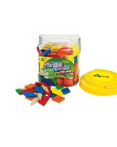 TFC-PATTERN BLOCKS MEDIUM PLASTIC 250P-TFC-30100