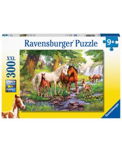 RAVENSBURGER 300PC PUZZLE HORSE BY THE STREAM-RVG-12904