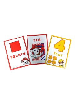 PAW PATROL GIANT EDUCATIONAL CARDS 8PK-RMS-97-0087