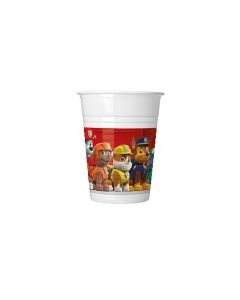 PAW PATROL READY FOR ACTION PLASTIC CUPS 200ML 8CT-PRO-93556