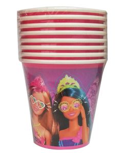 BARBIE FANTASY PAPER CUPS 200ML 8CT-LCY-81464