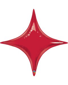 20 INCH FOIL STARPOINT- RUBY RED 1CTL-QUA-31865