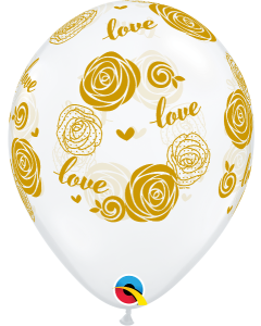 11 INCH LATEX LOVE ROSES 50CTP-QUA-55248