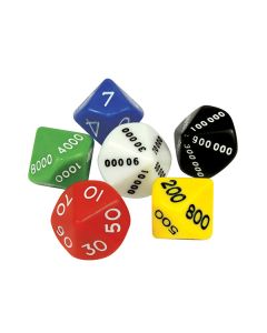 TFC-DICE PLACE VALUE STUDENT 6P-TFC-10908